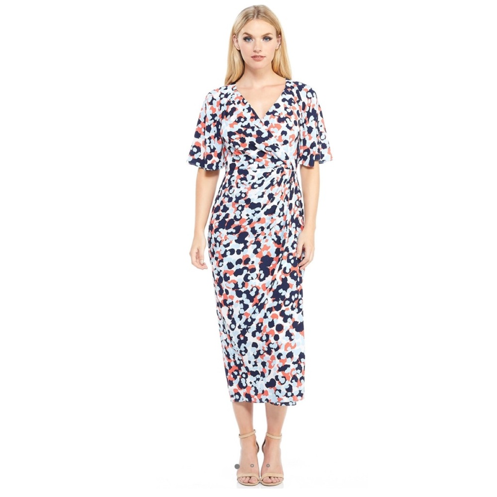 Maggy London Laurel Multi-Colored Midi Dress